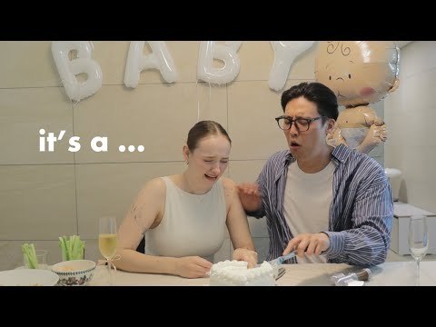 it's a... 🩵🩷 our gender reveal party *very emotional*