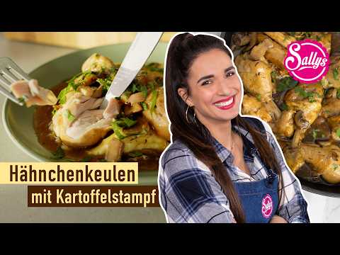 Saftiges Hähnchen auf Kartoffelpüree - schnell & einfach