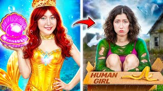 Download lagu Mermaid Suddenly Became Human Girl! Poor Girl Help Mermaid Take Back Her Tail mp3