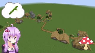 【Minecraft】30分でマインクラフト part23　～竹が欲しい～　【voiceroid実況】【ゆっくり実況】