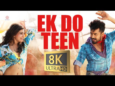Ek Do Teen 8K/4K Video Song | Anjaan | Suriya, Samantha | Yuvanshankar Raja