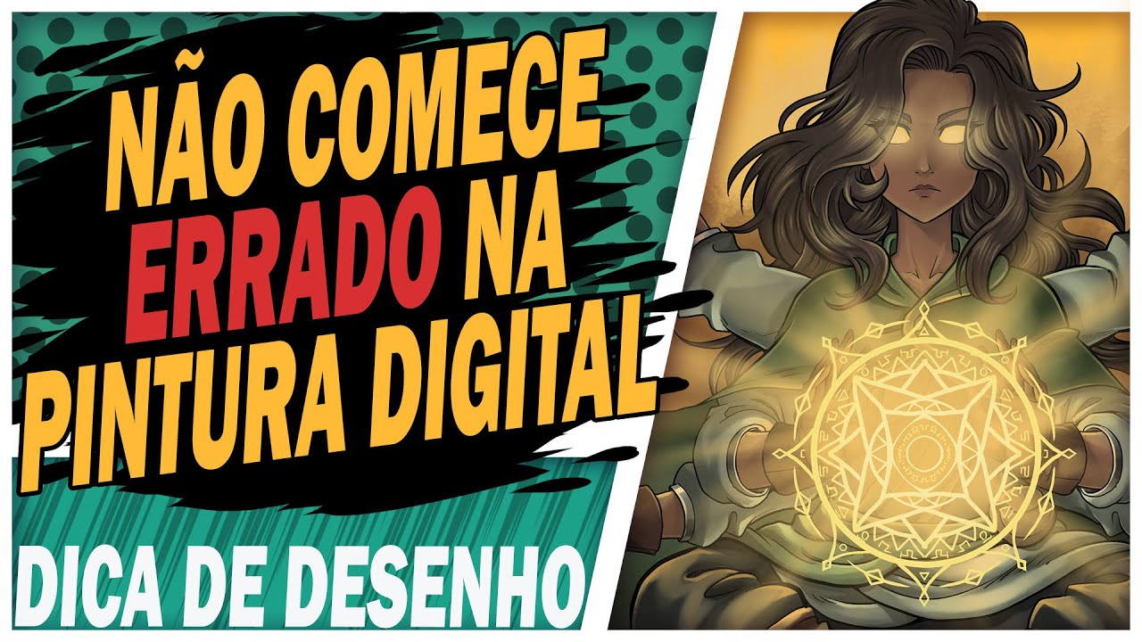 Como melhorar a PINTURA DIGITAL (iniciante) | Dica de desenho