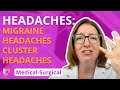 Migraine And Cluster Headaches Medical Surgical Nervous System LevelUpRN