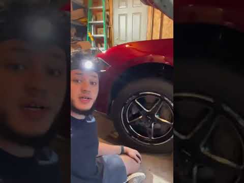 Vms drag skinnies install on my 800hp boosted mustang ❤‍🔥💪🏼