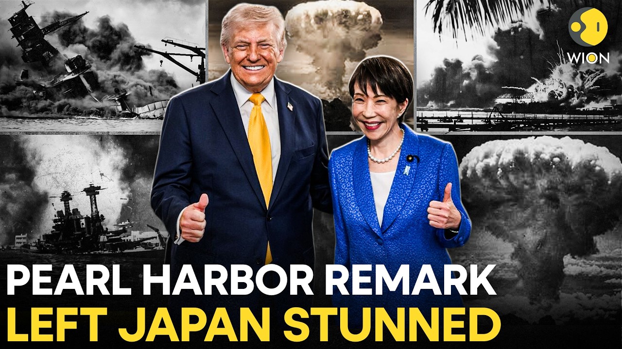 Trump’s Pearl Harbor Joke Leaves Japan PM Awkward On Stage | World War II | WION Originals