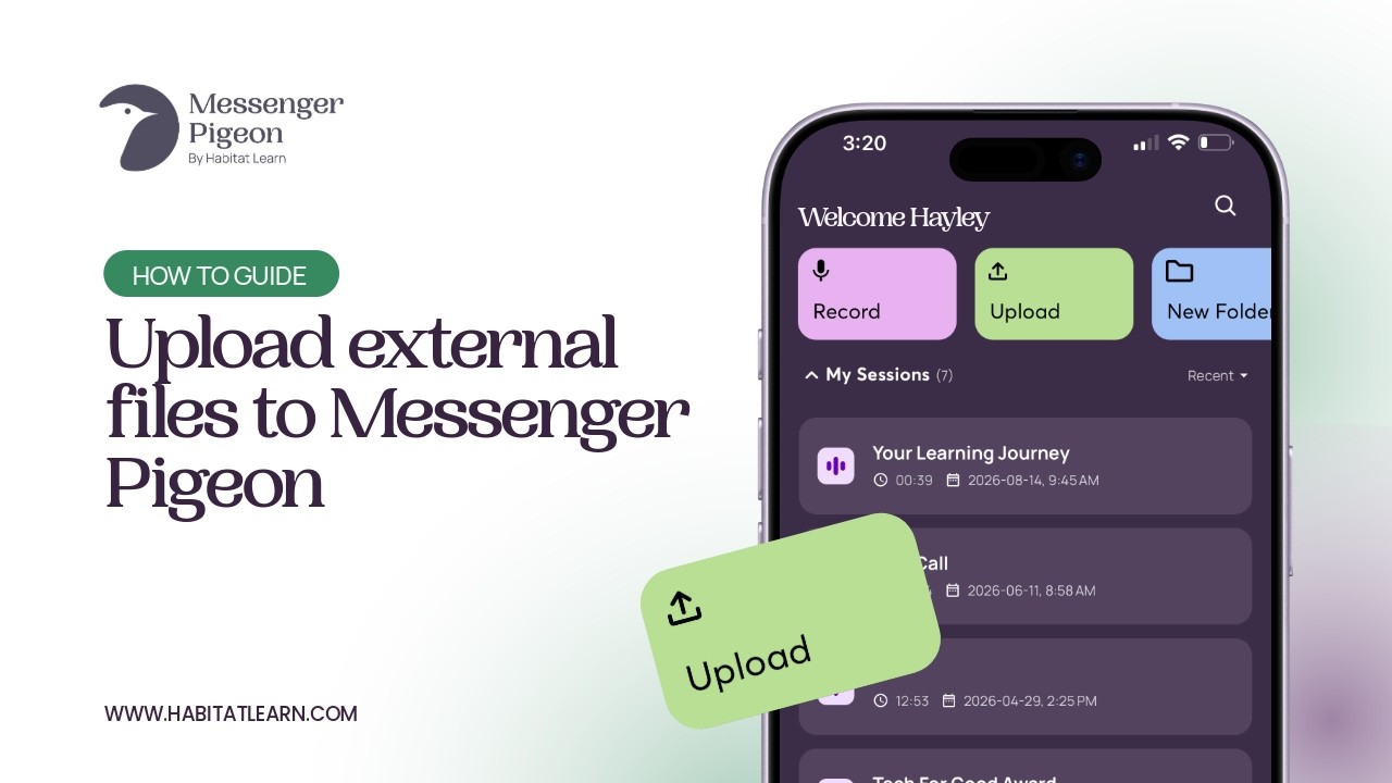 YouTube Video Thumb Uploading Recordings to Messenger Pigeon