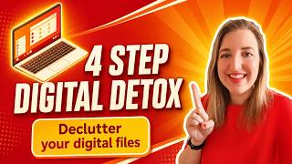 4-Step Digital Organization Detox for ADHD: Declutter Your Phone, Photos, and Computer!