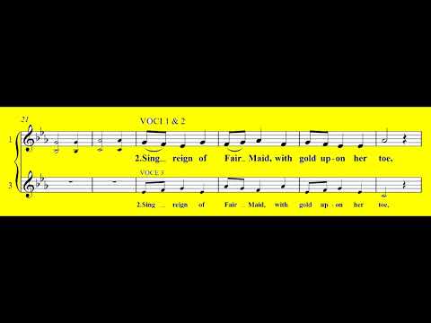 A New Year Carol SSA - B. Britten studio voce 1