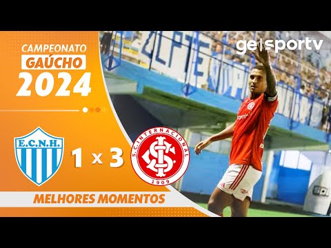 NOVO HAMBURGO 1 X 3 INTERNACIONAL  | MELHORES MOMENTOS | CAMPEONATO GAÚCHO | ge.globo