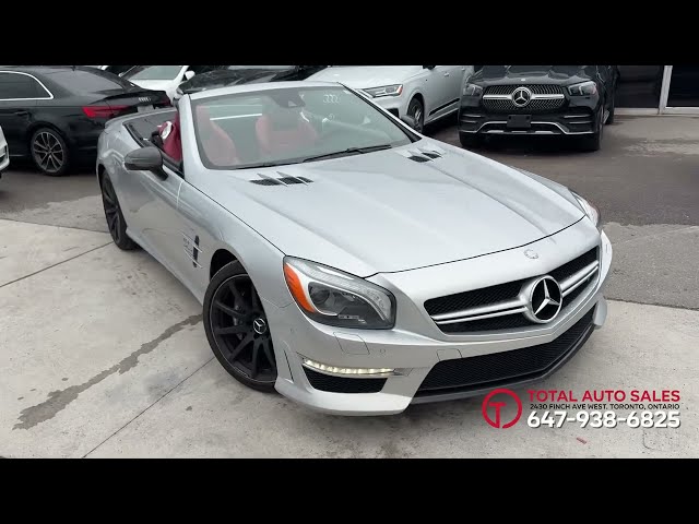 2013 Mercedes-Benz SL-Class SL63 //AMG | CONVERTIBLE | RED LEATH in Cars & Trucks in City of Toronto