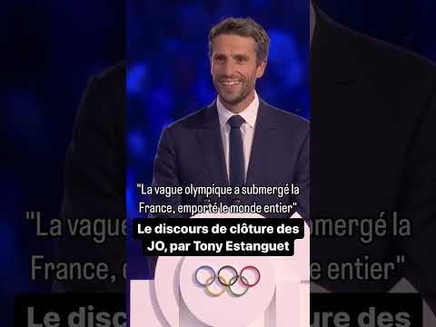 ????Le discours de clôture des JO 2024 par Tony Estanguet #olympics #olympics2024 #paris2024
