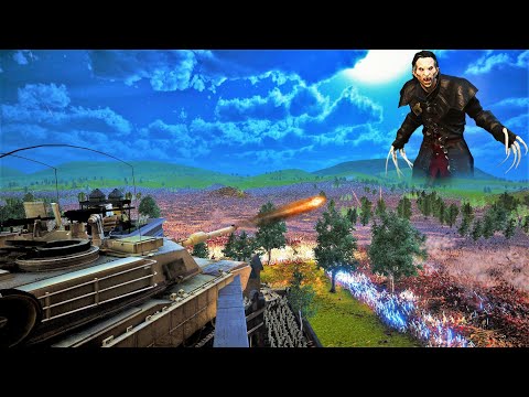 3,000,000 VAMPIRES vs HUMAN ARMY City Defenses - Ultimate Epic Battle Simulator 2 UEBS 2
