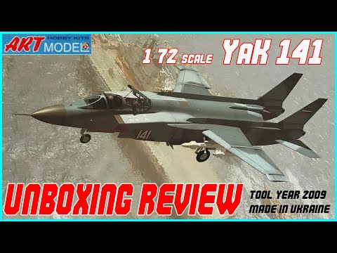 ART MODEL 1/72 YAKOVLEV YAK-141 FREESTYLE  UNBOXING REVIEW