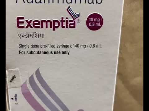 Exemptia 40 mg adalimumab injection