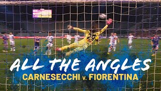 UNBELIEVABLE save from CARNESECCHI v. Fiorentina 🤯 | All the angles