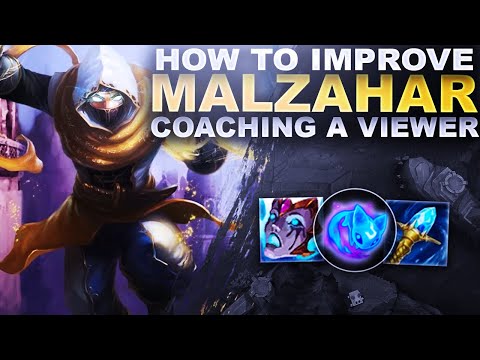 HOW TO IMPROVE! MALZAHAR - Viewer Spectates: Bronze Rating | League of Legends
