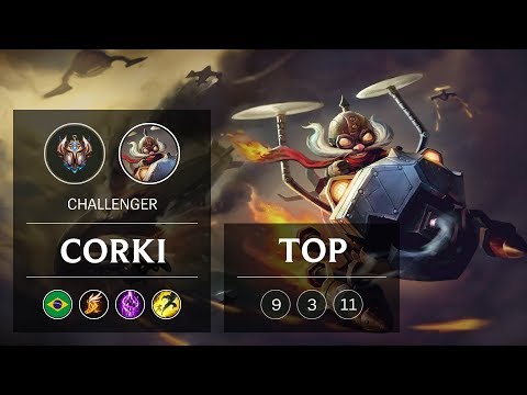 Corki Top vs Urgot - BR Challenger Patch 9.1