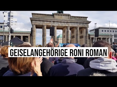 22.10.2023 Berlin Pro-Israel-Demo Roni Roman Her...