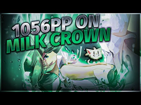 osu! 1056pp on 9.62⭐️MILK CROWN +HR | WhiteCat