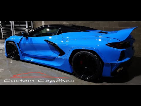 Custom Coaches | C8 Corvette Pandem Widebody | Full Video | 4K