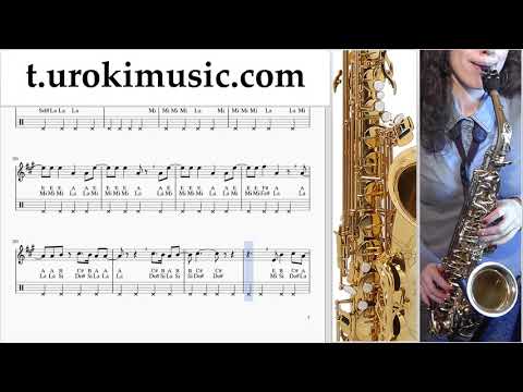 The Archer Sheet Music Saxophone (Alto) - Taylor Swift The Archer Tutorial