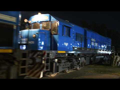 EMD GT-22CW A.916 y 9069 livianas saliendo de Marcos Juárez rumbo a Rosario!!!!!!