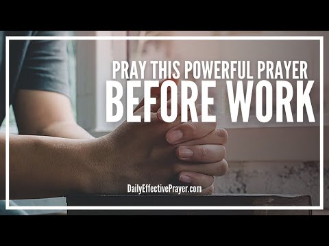 Prayer Before Going To Work | Morning Prayer Before You Go To Work