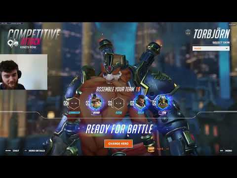 DAFRAN SHOWING HIS NASTY SKILL AS TORBJORN OVERWATCH 2 RANKED GAMEPLAY SEASON 16