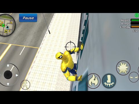 Flying Spider Rope Hero - Incredible Hero City Gangster Battle | Best Android GamePlay HD