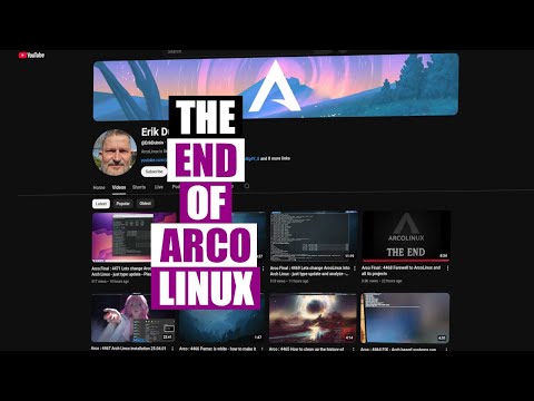 ArcoLinux Is Shutting Down...Now What?