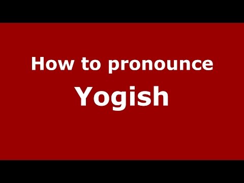 How to pronounce Yogish (Karnataka, India/Kannada) - PronounceNames.com