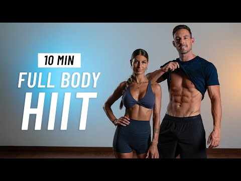 10 MIN FULL BODY HIIT WORKOUT - No Equipment, No Repeats, At Home