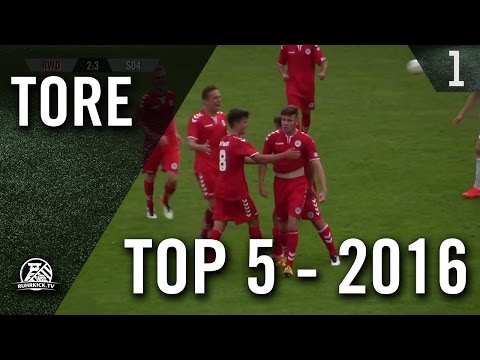 TOP 5 Tore / Goals - 2016 | RUHRKICK.TV
