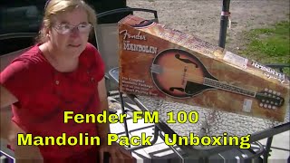 Video thumbnail for Fender FM 100 Mandolin Pack Unboxing by Susan Millard