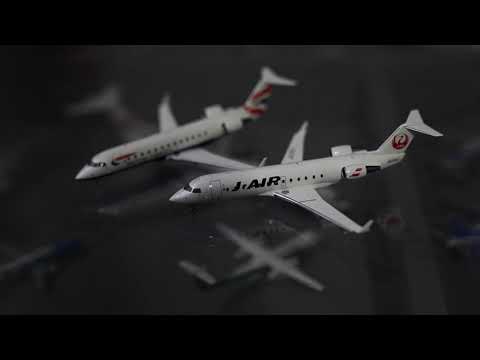 CRJ200 planes British Airways & Japan Airlines NG Models review