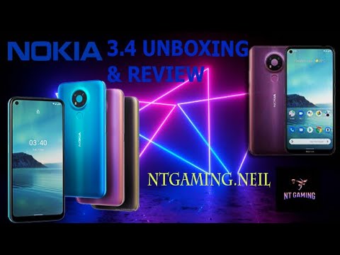 NOKIA 3.4 Smartphone Unboxing, review & Set-up in English | 4K UHD / 60fps | NT GAMING.
