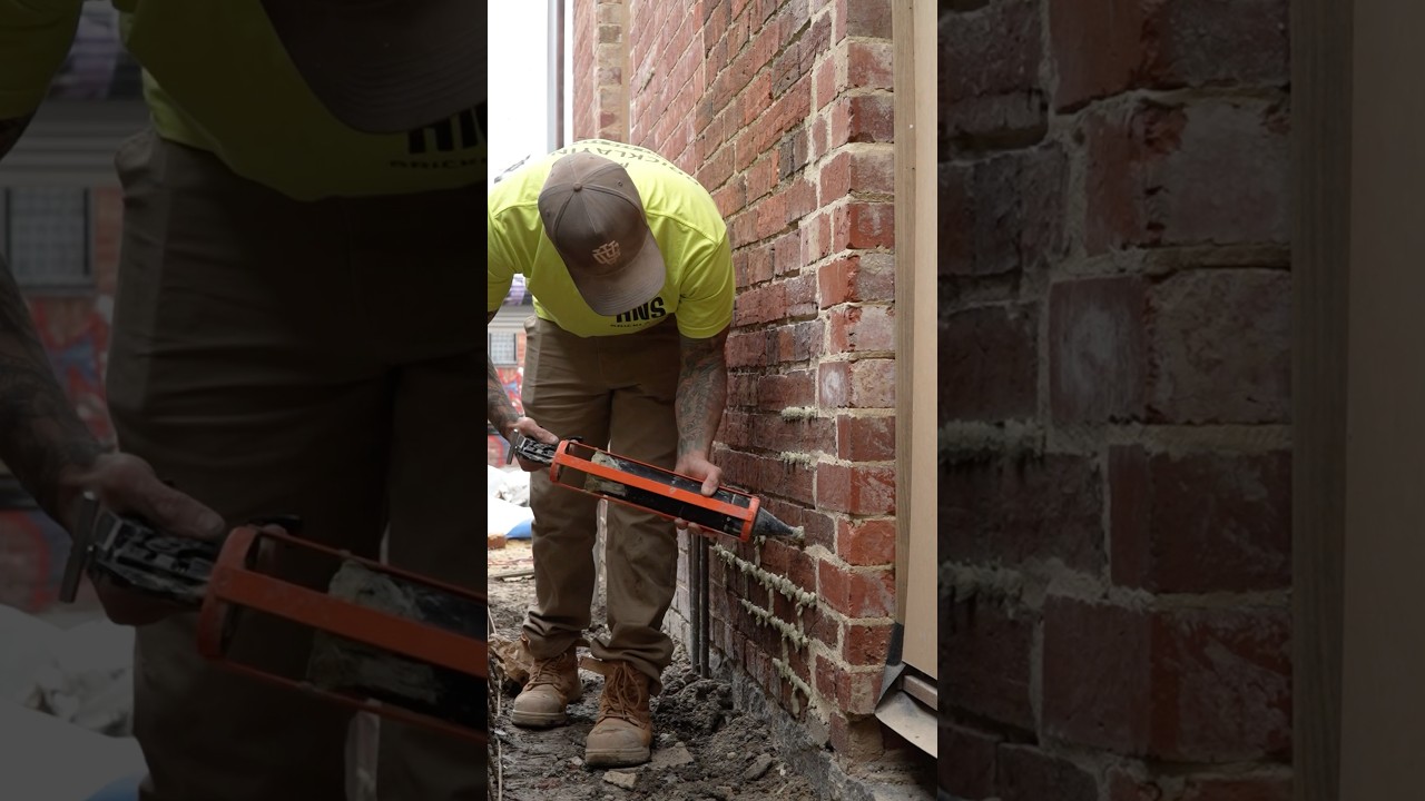 BTS in Fitzroy North, where we’re repointing the original brickwork 🤝