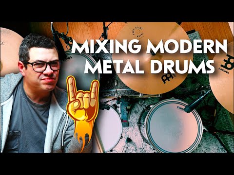 How To Mix MASSIVE Modern Metal Drums