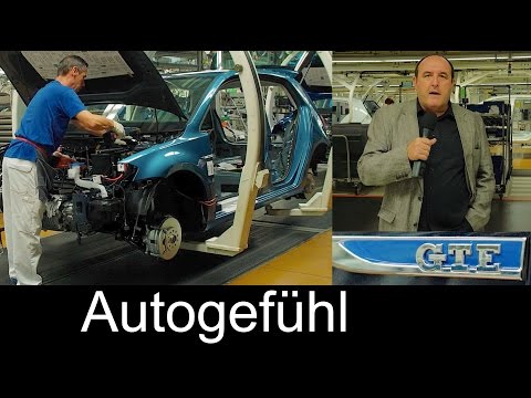 Volkswagen Wolfsburg assembly plant FEATURE electric cars production VW eGolf & GTE