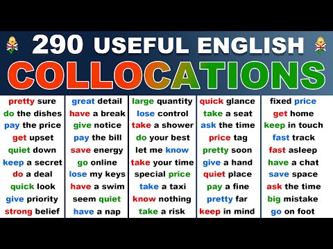 , title : 'Learn 290 USEFUL COLLOCATIONS in English To Enhance Your English Speaking Skills in Conversations'