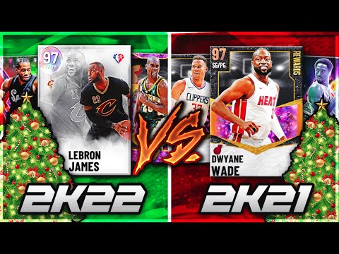 THE BEST TEAM IN NBA 2K22 MyTEAM VS. THE BEST CHRISTMAS TEAM IN NBA 2K21 MyTEAM!! Who Wins??