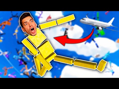 SKYDIVING WITH 100 RAGDOLLS! (Fun With Ragdolls) - YouTube