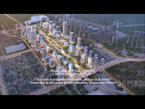 Nikken Sekkei-CDC: Ý tưởng QHKT khu trụ sở làm việc các Bộ, ngành Trung ương tại khu vực Tây Hồ Tây