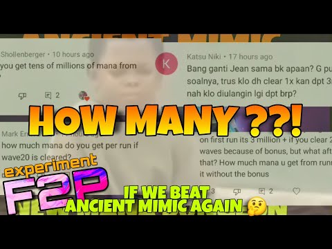 ANCIENT MIMIC EXPERIMENT !!! NEW TEAM AND RE BEAT HIM ON SUMMONERS WAR