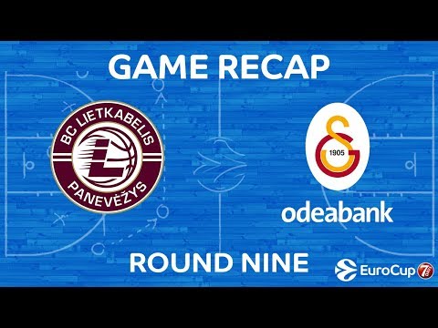 Highlights: Lietkabelis Panevezys - Galatasaray Odeabank Istanbul