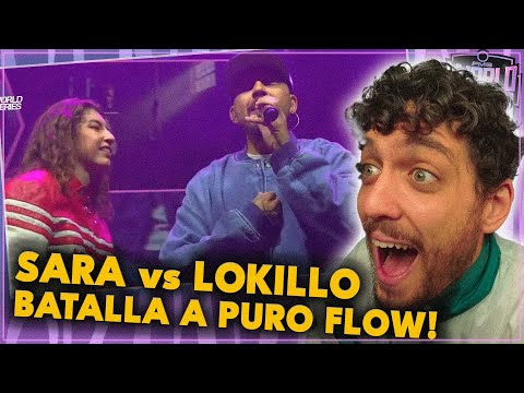 😱 LOKILLO Y SARA SOCAS HACEN UNA BATALLA A PURO FLOW 😱