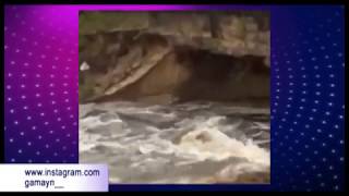 Из-за талых вод произошло размывание поперечного вала Озерков за посёлком Тельма