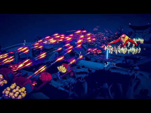 CRAZY BATTLE WITH 5x HWACHA vs EVERY FACTION - Totally Accurate Battle Simulator TABS