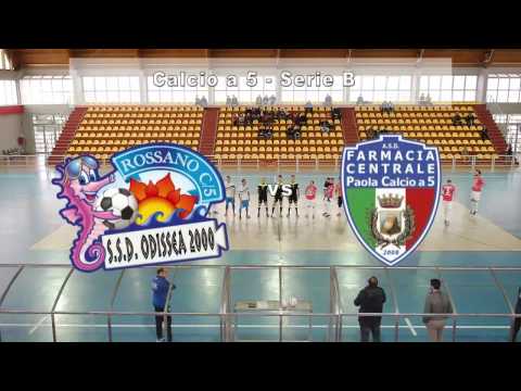 Sintesi: Odissea 2000 - Farmacia Centrale Paola   Campionato Serie B 2016/2017 Calcio A 5 rossano