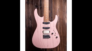 Video thumbnail for Tom Anderson Angel Player Satin Organic Grain Shell Pink by guitarsofa